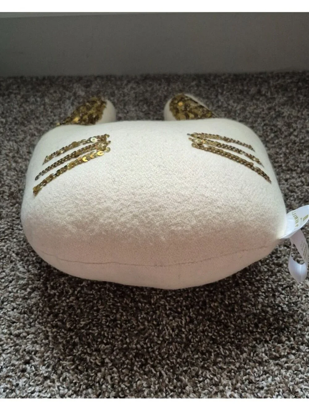 Emily & Meritt Pottery Barn Teen Gold Sequin Bunny Pillow 12